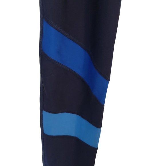 Under‎ Armour Compression Workout Running Yoga Leggings Blue Women's Size Medium - Picture 5 of 6